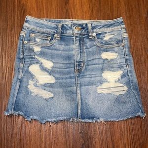 American Eagle Jean Skirt, Size 8